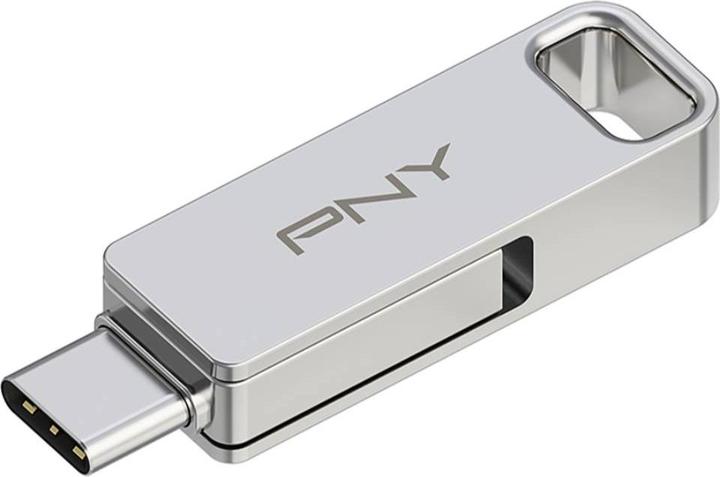 Produktbild PNY USB-Stick 128GB DUO LINK USB 3.2 Type-C Dual Flash Drive retail (128 GB, USB-C)