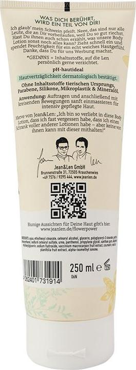 Produktbild Jean & Len Jean&Len kehakreem jõhvikas ja vanilje 250 ml (Körpercreme, 250 ml)