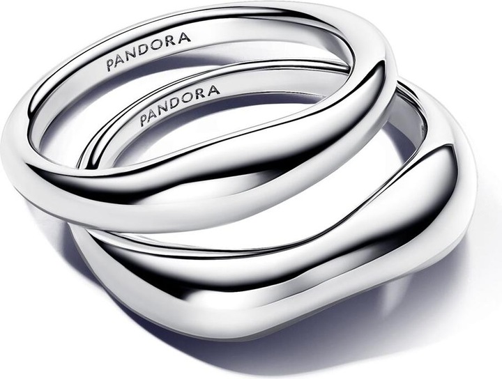 Produktbild Pandora Organisch Geformte Stacking Ringe (50, 925 Silber)