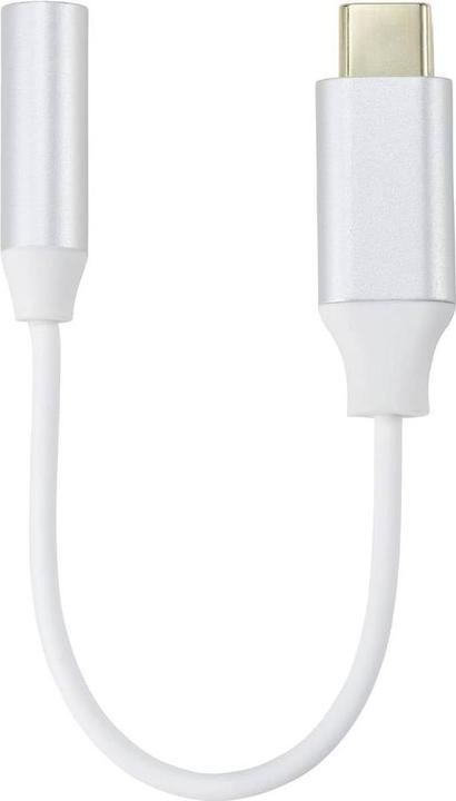 Produktbild Renkforce USB-C®, Audio Anschlusskabel (1x USB-C® - 1x Audio, stereo (3.5 mm Kli (USB Typ C, Audio-Cat, 3.5mm Klinke)