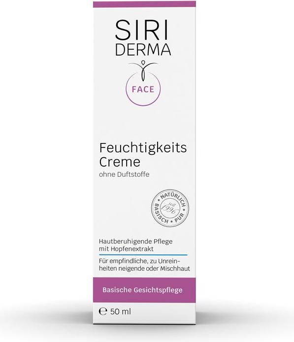 Produktbild Siriderma Feuchtigkeitscreme ohne Duftstoffe (50 ml, Gesichtswasser)
