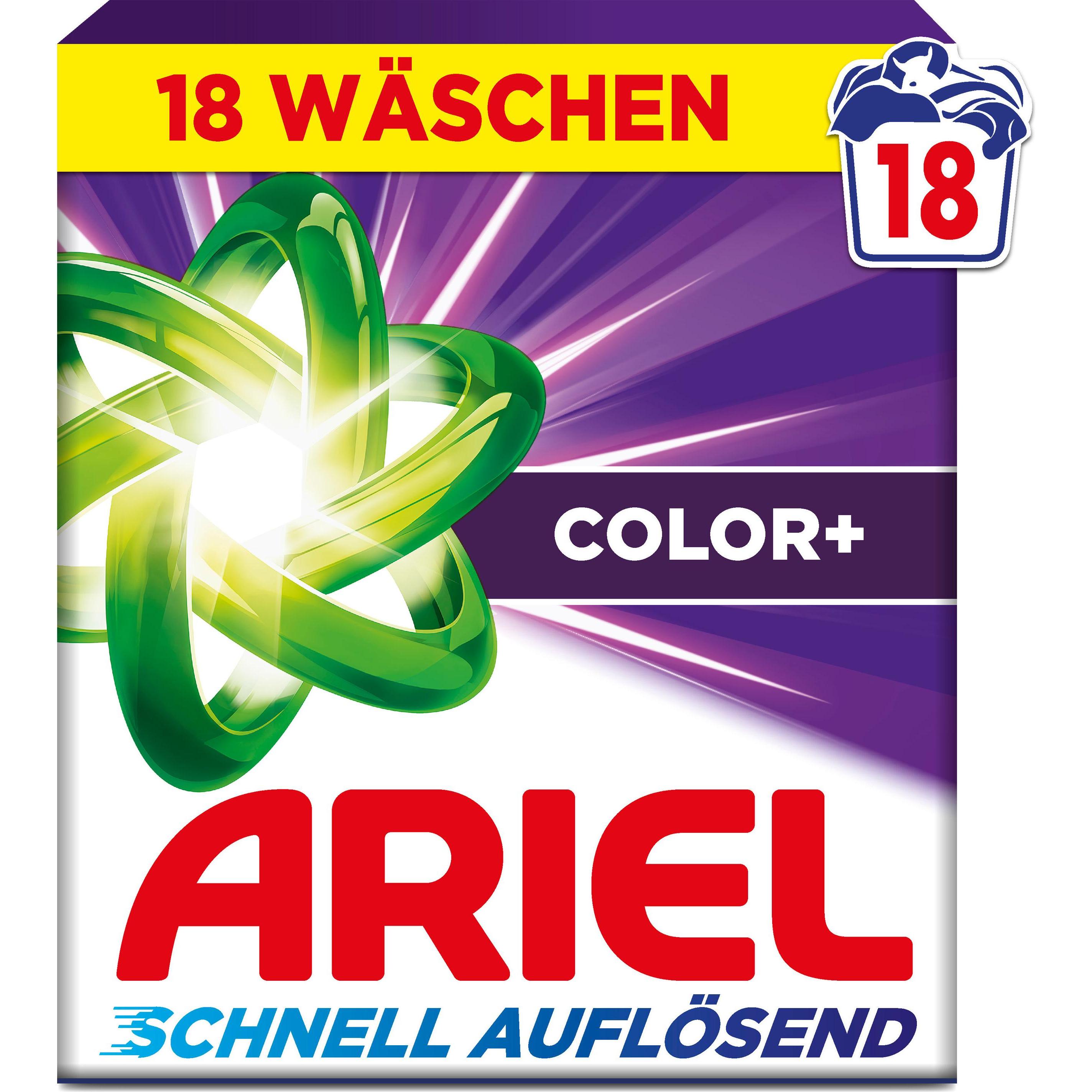 Ariel Color+, Waschmittel + Textilpflege