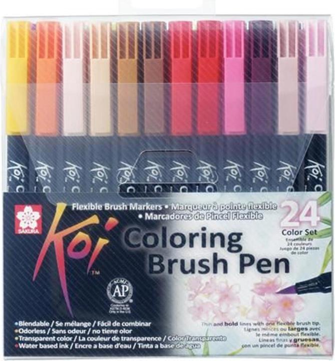 Sakura Brushpen Koi Coloring Color (Mehrfarbig, 24 x)