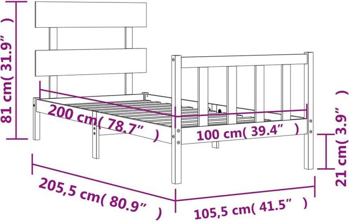 Image du produit VidaXL Dachan (100 x 200 cm)