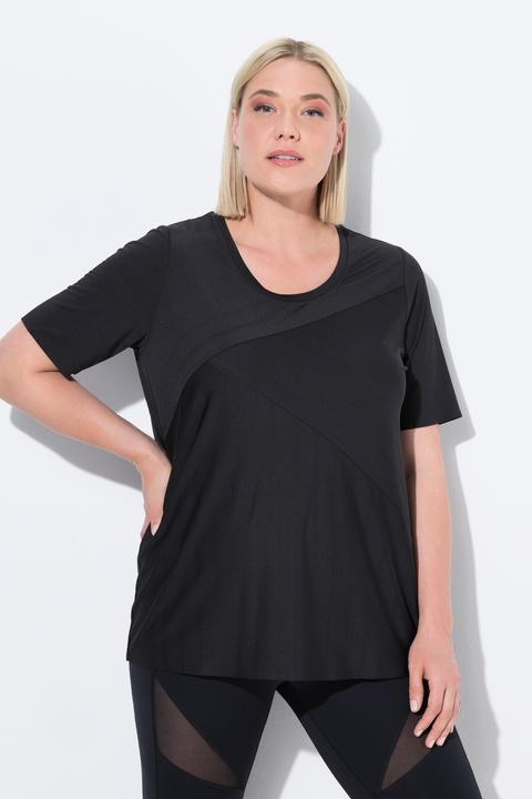 Immagine prodotto Ulla Popken Maglia funzionale ad asciugatura rapida con scollo a girocollo e maniche lunghe (42, 44)