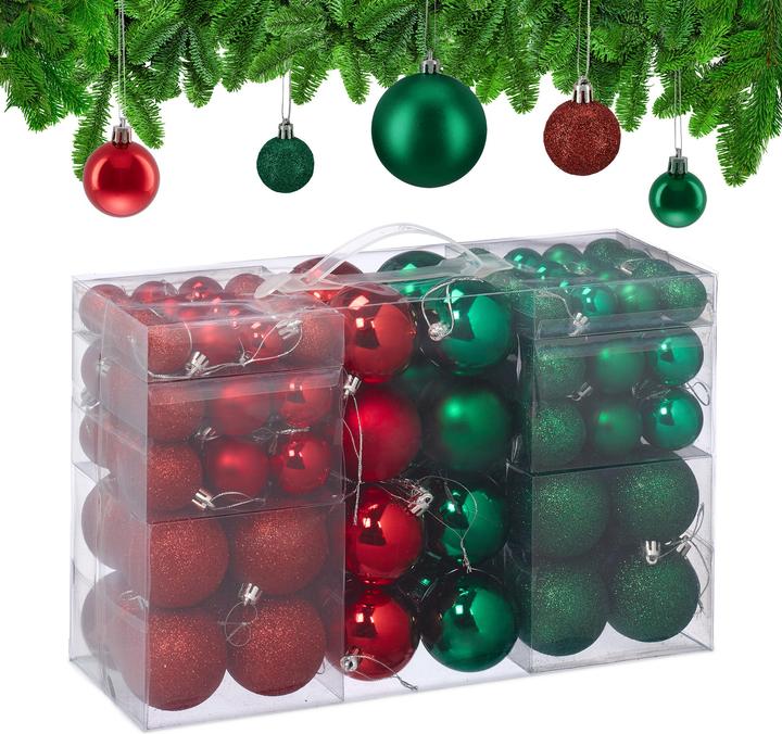 Immagine prodotto Relaxdays Weihnachtskugeln Set (1 -parte)