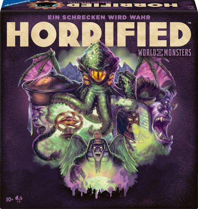 Productafbeelding Ravensburger 22892 - Horrified: World of Monsters - Coöperatief en meeslepend bordspel voor iedereen (Duits)