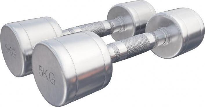 Image du produit Gorilla Sports Haltères Chrome (2 x 5 kg)