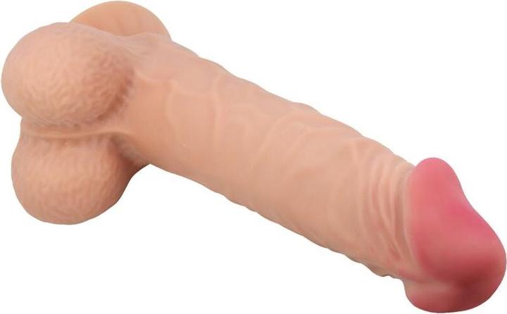 Produktbild Pretty Love Realistischer Dildo Der Sliding Skin-Serie Mit Sliding Skin-Saugnapf Braun 24 cm