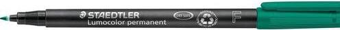 Produktbild Staedtler 10 Lumocolor Folienstifte grün 0,6 mm permanent (Grün, 0.60 mm, 10 x)