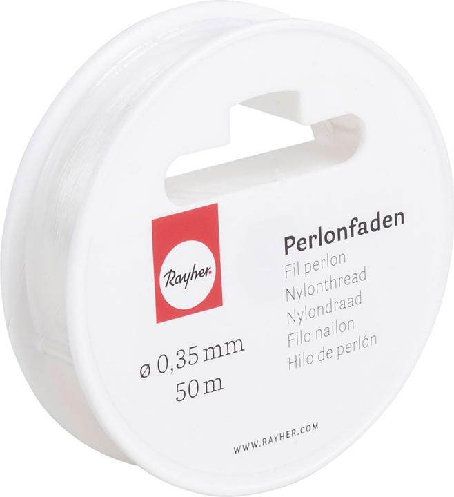 Rayher Filo di perlon 0,35 mm liscio trasparente 0,35 mm x 50,0 m