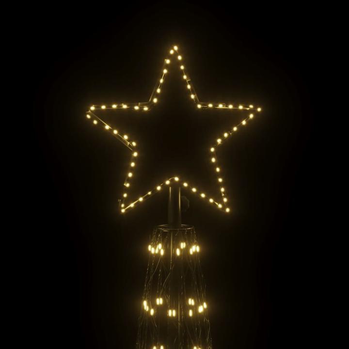 Produktbild vidaXL LED-Weihnachtsbaum Kegelform Warmweiss 3000 LEDs 230x800 cm