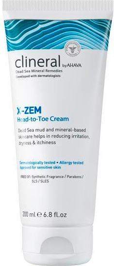 Immagine prodotto Ahava Crema intensiva per tutto il corpo Clineral X-ZEM (Crema dalla testa ai piedi) 200ml (Crema corpo, 200 ml)