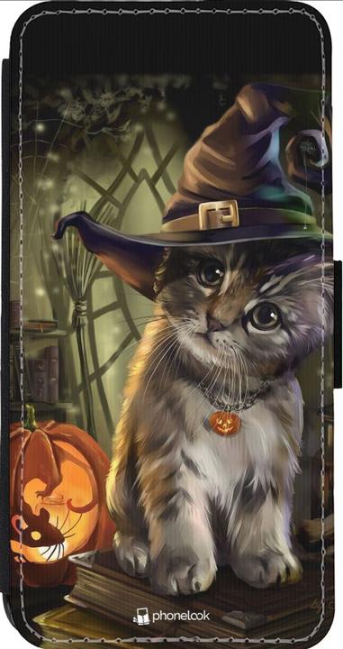 Actual product image PhoneLook Cover Wallet black Halloween 21 Witch cat (Apple iPhone 13 Pro Max)