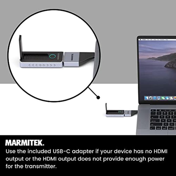 Immagine prodotto Marmitek Presentazione wireless HDMI, AirPlay e Miracast, fino a 20 presentatori, Plug & Play (20 m)