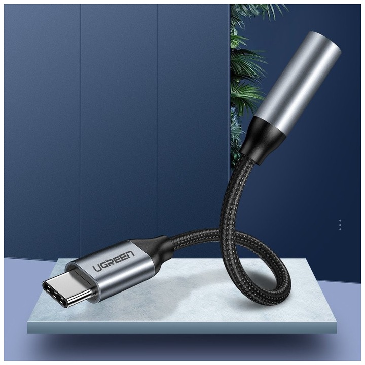 Actual product image Ugreen USB-C to 3.5mm Jack Adapter (USB Type C, 3.5mm socket)