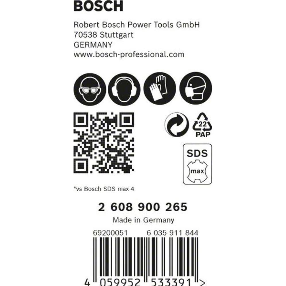 Thumbnail - Bosch Professional Zubehör, Bohrereinsatz, EXPERT SDS max-8X Hammerbohrer, 20 x 200 x 320 mm, 5 Stück (bis 20 Millimeter...