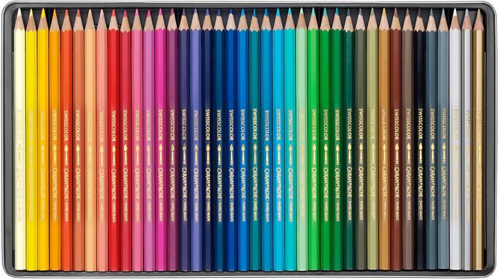 Immagine prodotto Caran d'Ache Matite colorate in metallo Swisscolor (Multicolore, 40 x)