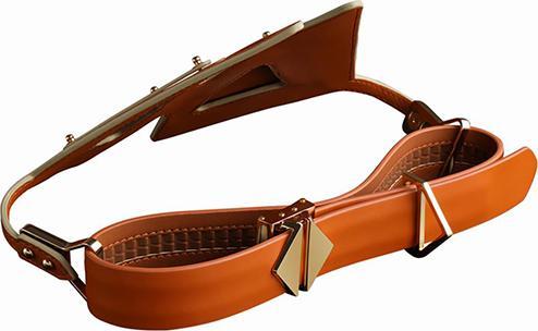 Actual product image Lockink Vixen Blindfold Set - brown