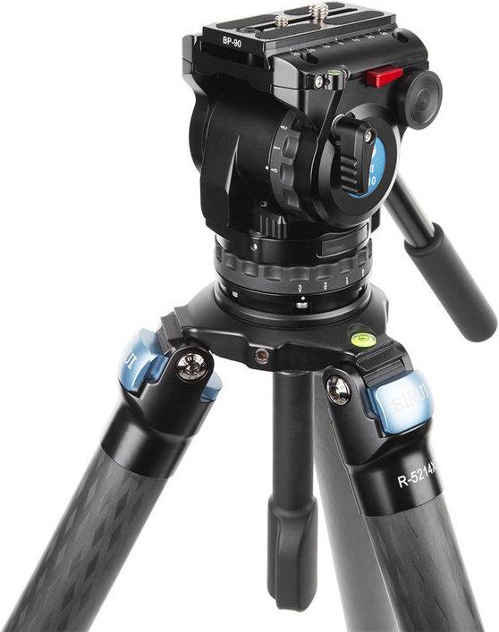 Actual product image Sirui BCT-2203+BCH-10 Broadcast Tripod with Video Head (Metal)