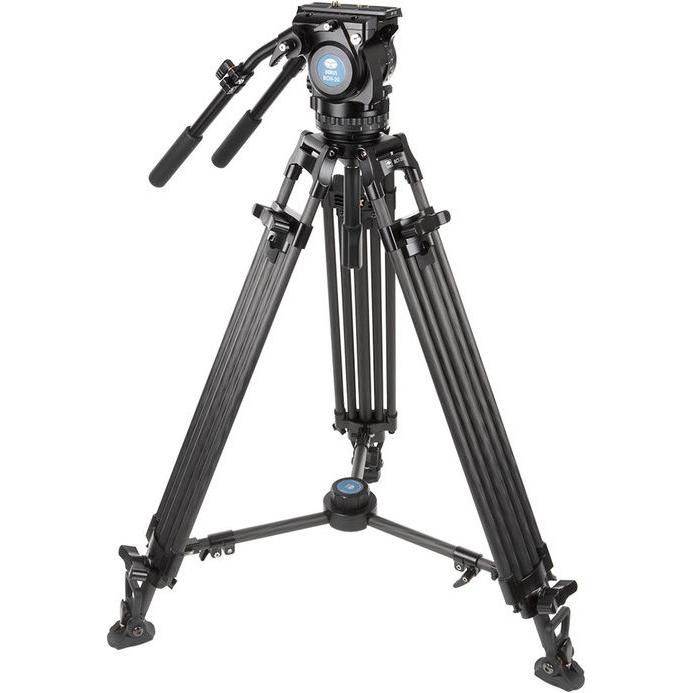 Sirui BCT-2203+BCH-20 Broadcast Stativ mit Videokopf (Metall), Stativ