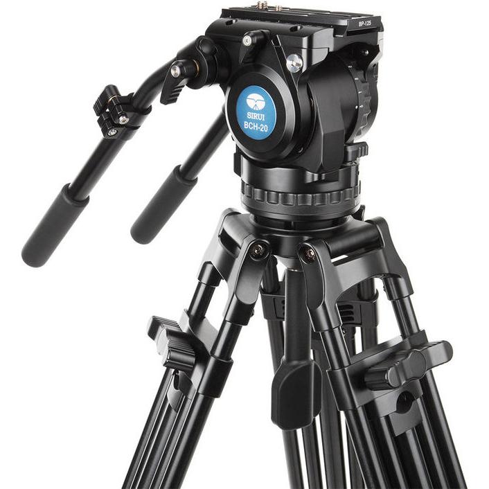 Thumbnail - Sirui BCT-2203+BCH-20 Broadcast Stativ mit Videokopf (Metall), Stativ