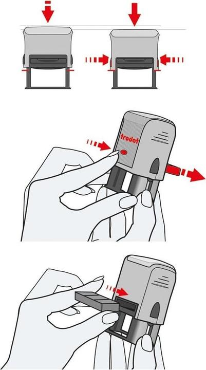 Image du produit Trodat Coussin de rechange Printy 6/4817 Vert