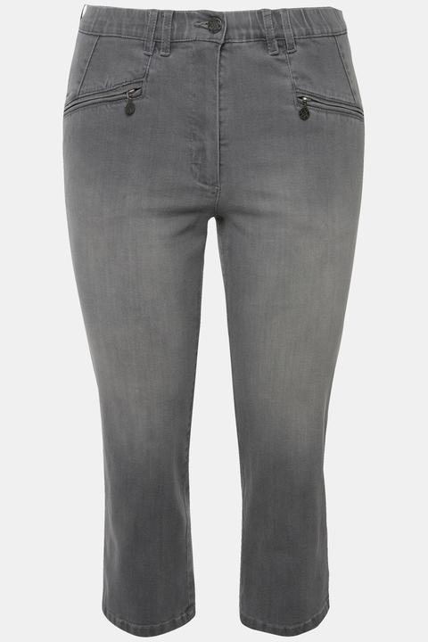 Actual product image Ulla Popken Cropped Stretch-Blend MONY Jeans (52)