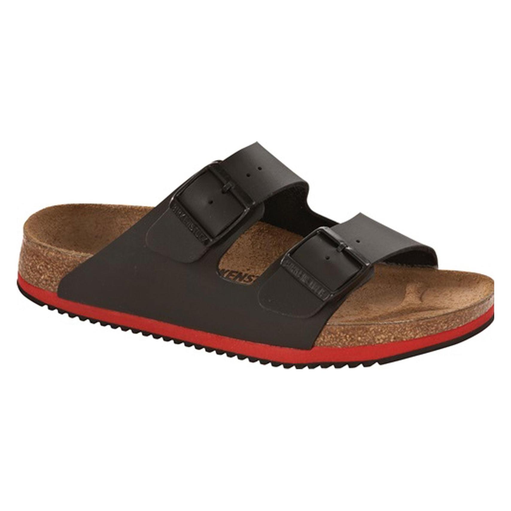 Birkenstock, Unisex, Sandalen, Arizona Birko-Flor Schmal, Schwarz, (37)