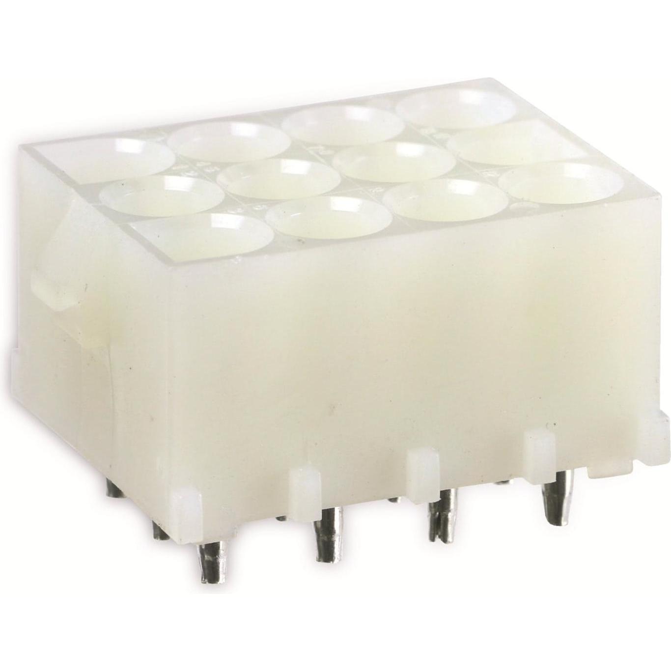 Markenlos Leiterplatten-Stecker SUPU Serie B (B13633410), 3x4-polig, Elektronikkabel + Stecker