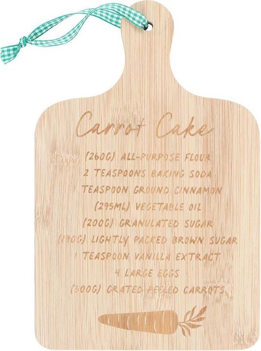 Produktbild Something Different Schneidebrett Carrot Cake Recipe Bambus
