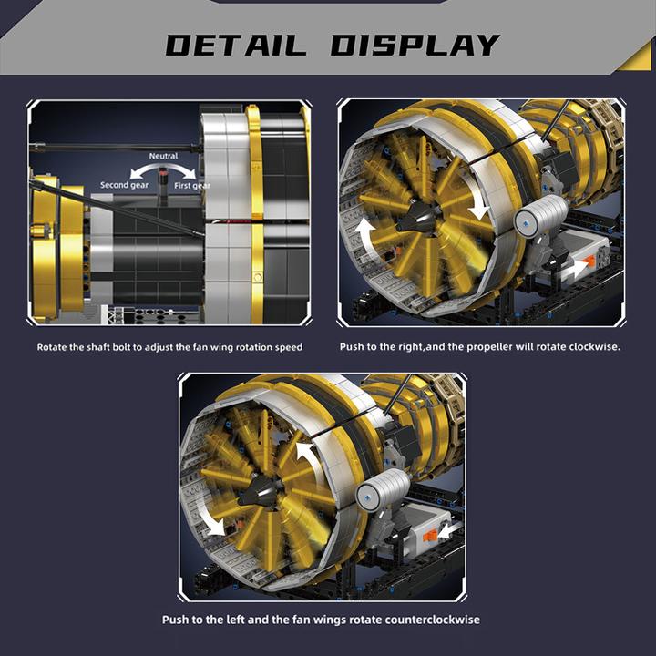 Produktbild Mould King Flugzeug Turbine