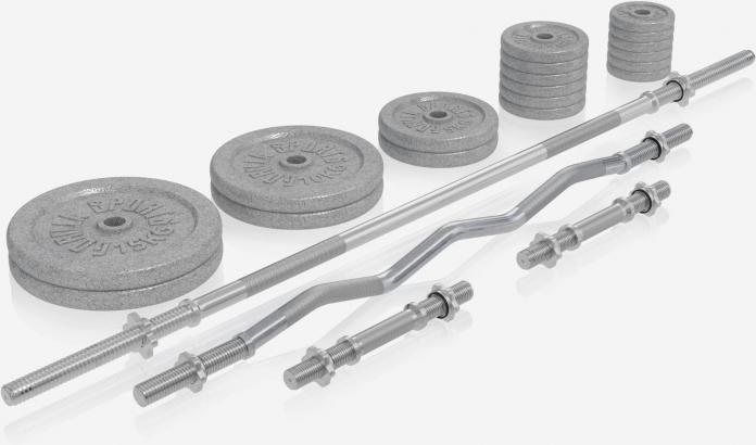 Image du produit Gorilla Sports Banc de musculation avec ensemble d'haltères