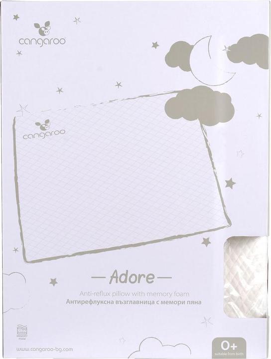 Immagine prodotto Cangaroo Cuscino per bambini Adore, antireflusso (60 x 45 cm)