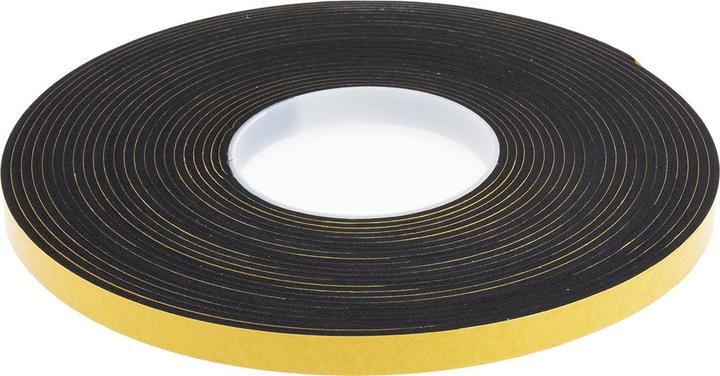 Image du produit RS PRO Ruban adhésif en mousse EPDM, noir, épaisseur 3mm, 12mm x 10m (Noir)