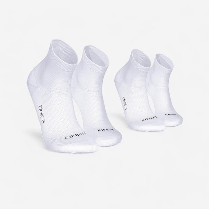 Produktbild Kiprun Laufsocken halbhoch dünn 2er-Pack - Run 500 (43, 44 - 46)