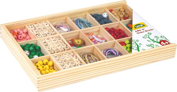 Lena perles de bois et lettres