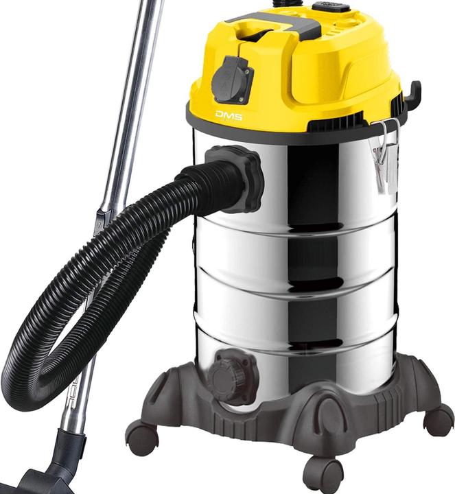 Produktbild DMS Industriestaubsauger mit 2300 Watt Gelb (Nass-Trockensauger)