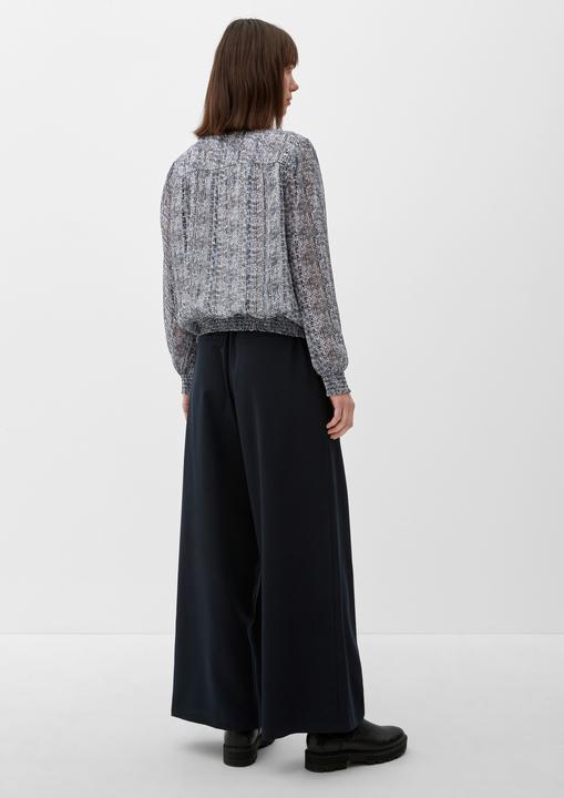 Produktbild s.Oliver Bluse Bluse mit Rüschenkragen (48)