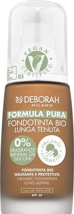 Produktbild Deborah Milano Deborah Pure Formula Bio Long Lasting Foundation N.05 Dark Beige Coverage E (Dark Beige)