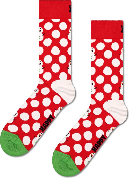 Actual product image Happy Socks Big Dot Snowman (pack of 2, 36 - 40)