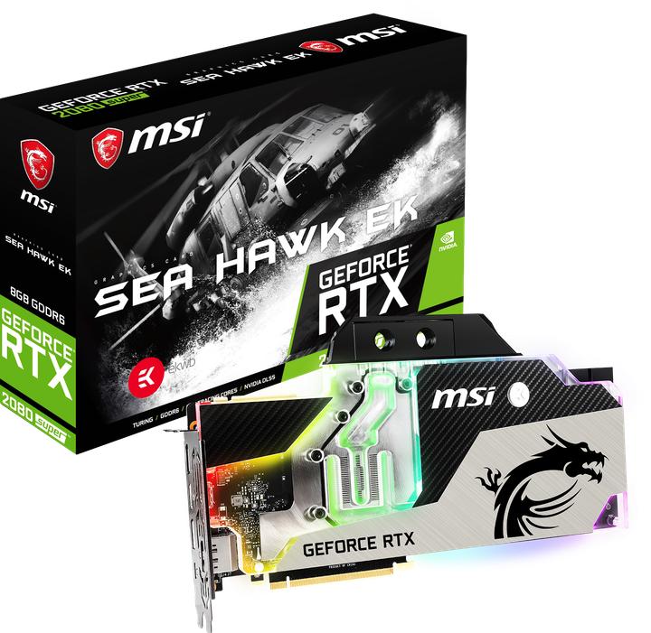 Produktbild MSI GeForce RTX 2080 SUPER SEA HAWK EK X (8 GB)