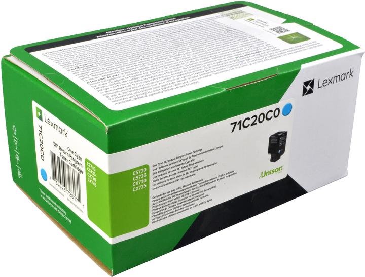 Produktbild Lexmark CS/X73x Rtn 5K Cartridge (C)