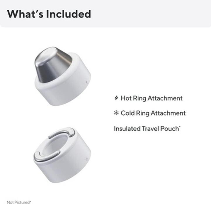Produktbild Therabody TheraFace Hot & Cold Rings, weiÃŸ