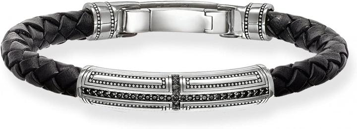 Immagine prodotto Thomas Sabo Bracciale (15.50 cm, Argento, Cuoio)