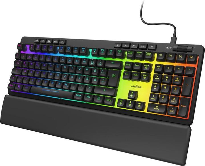 Produktbild Urage Gaming-Tastatur Exodus 515 Illuminated, Schwarz (DE, Kabelgebunden)