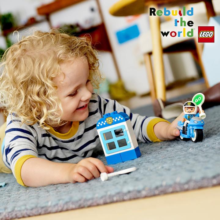 Produktbild LEGO DUPLO Polizeimotorrad (10900)