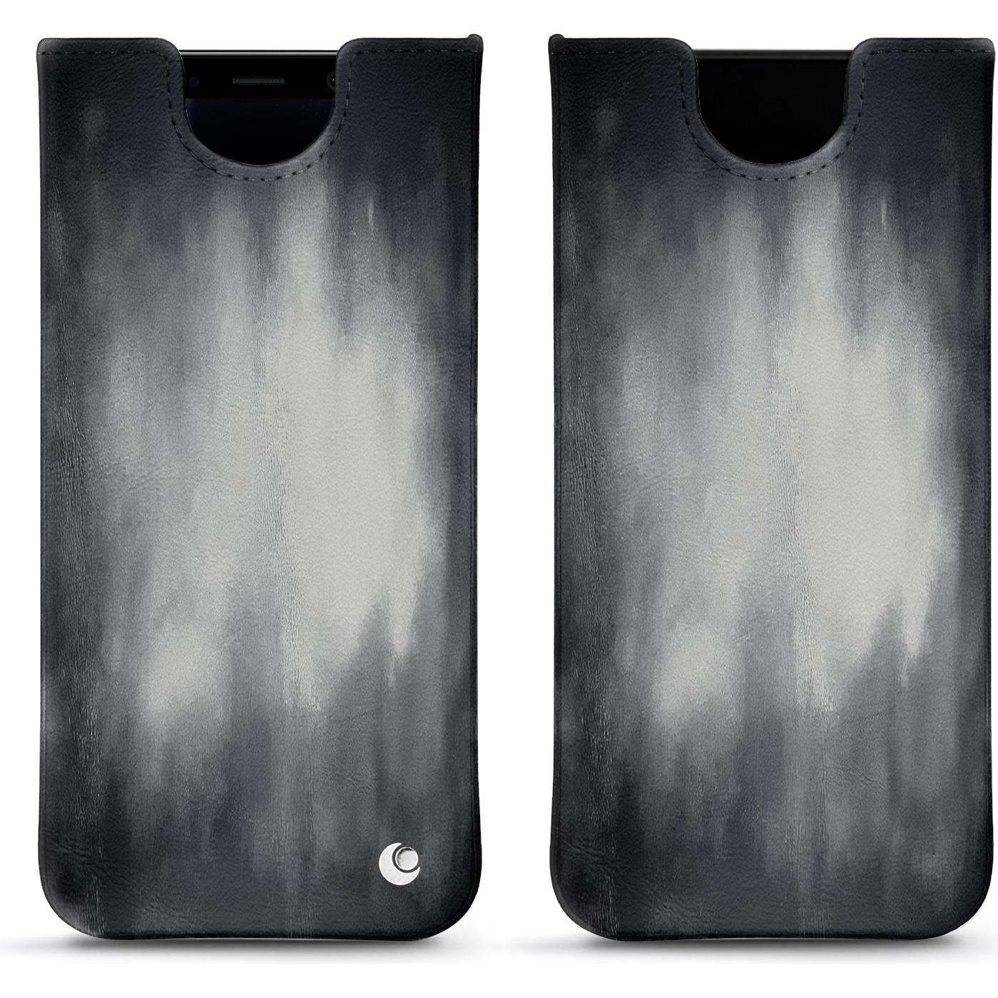 Thumbnail - Noreve Lederschutzhülle (Samsung Galaxy S8+), Smartphone Hülle, Grau