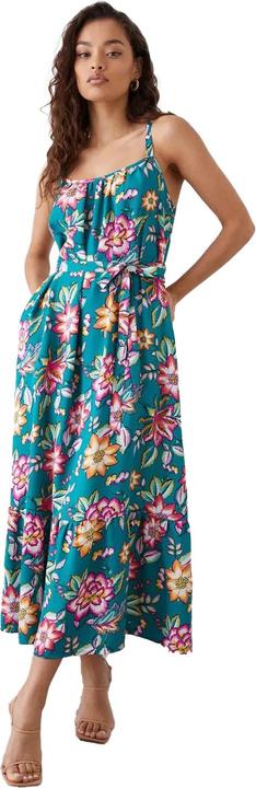 Actual product image Dorothy Perkins Womens/Ladies Floral Tiered Petite Midi Dress (34)