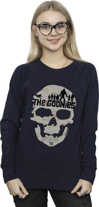 Actual product image Universal Textiles Womens/Ladies Map Skull Sweatshirt (S)
